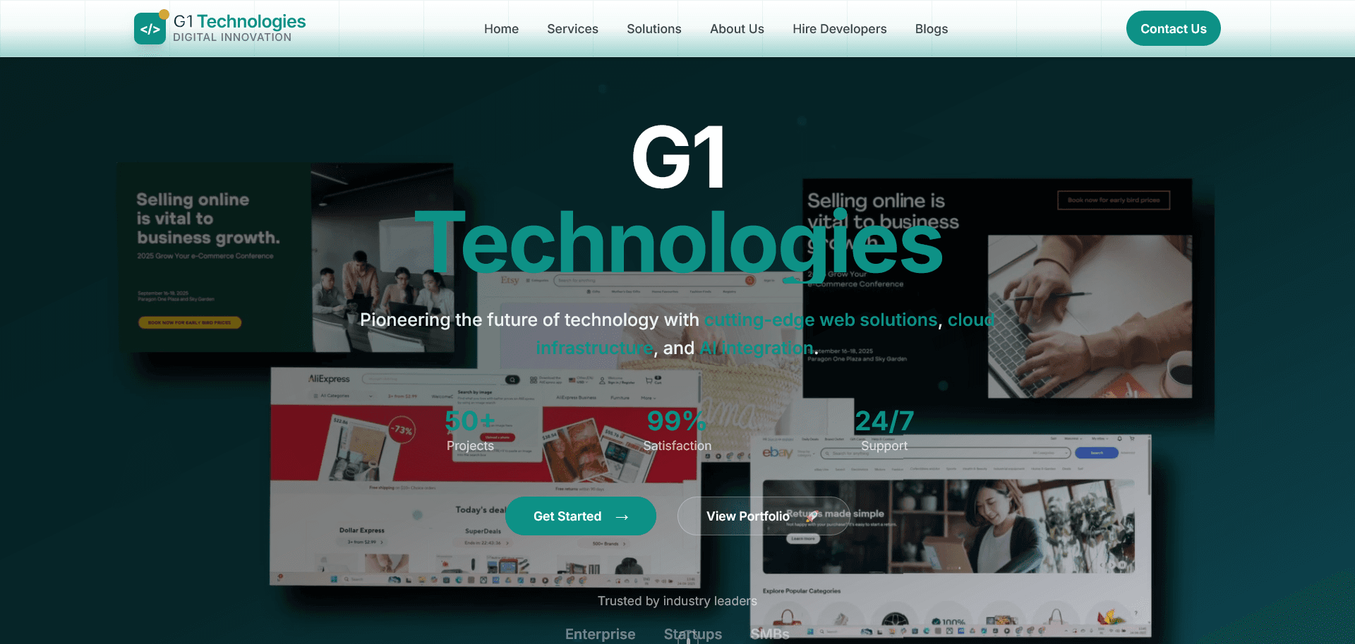 G1Technologies Studio Website