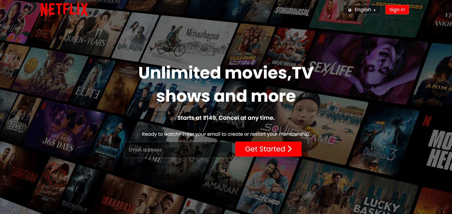 Netflix UI Clone