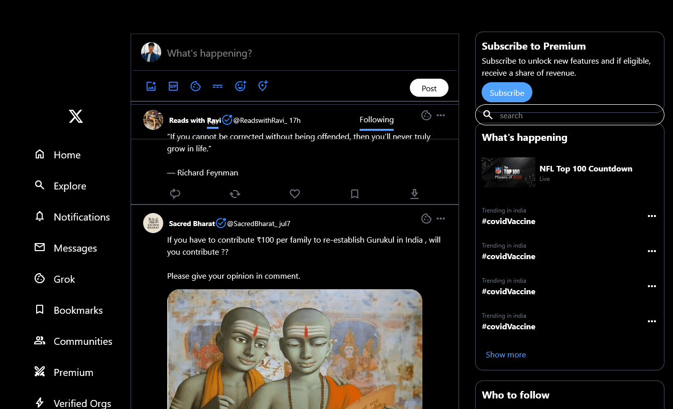 Twitter UI Clone